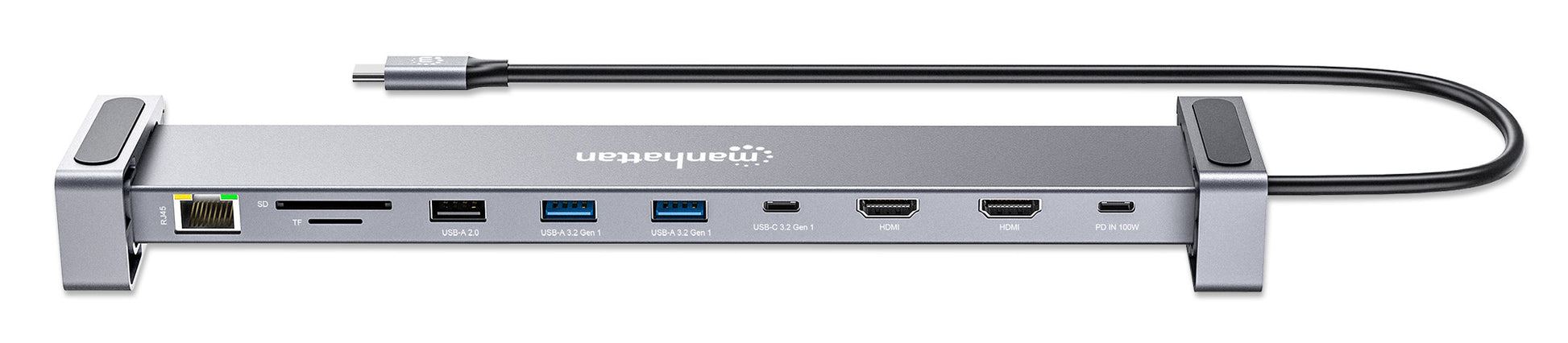 USB-C PD 10-in-1 Dual HDMI-Monitor 4K Dockingstation / Multiport-Hub Image 9