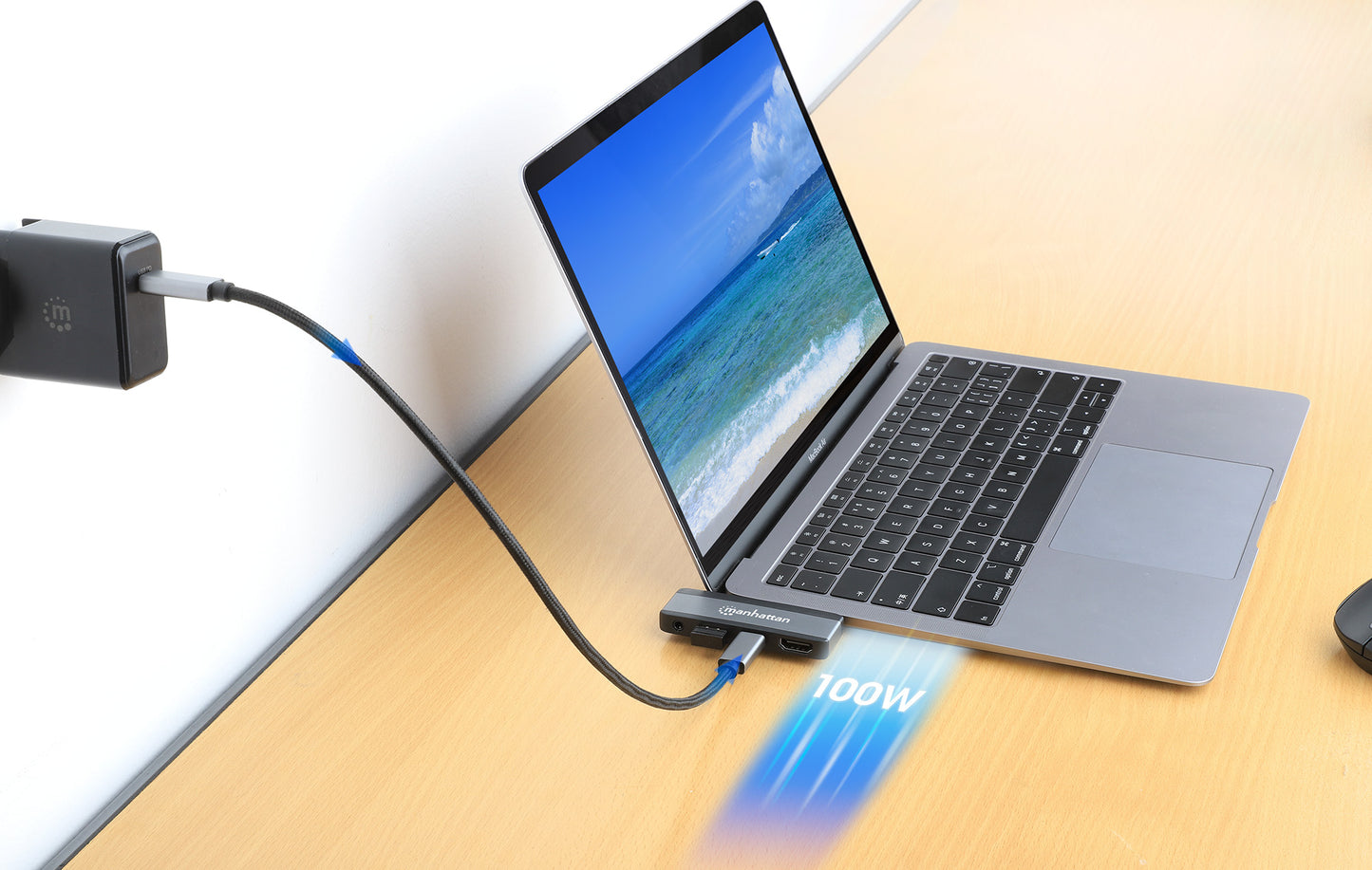 USB-C PD auf HDMI 4-in-1 Mobile Dockingstation für Tablet, Handy und Laptop Image 11