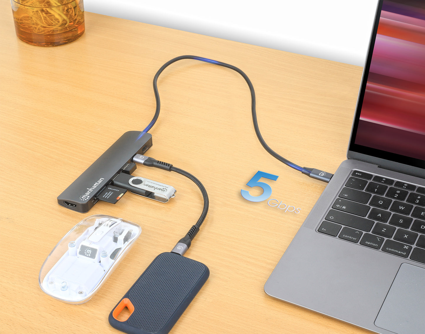USB-C PD auf HDMI 7-in-1 4K Dockingstation / Multiport-Hub Image 4
