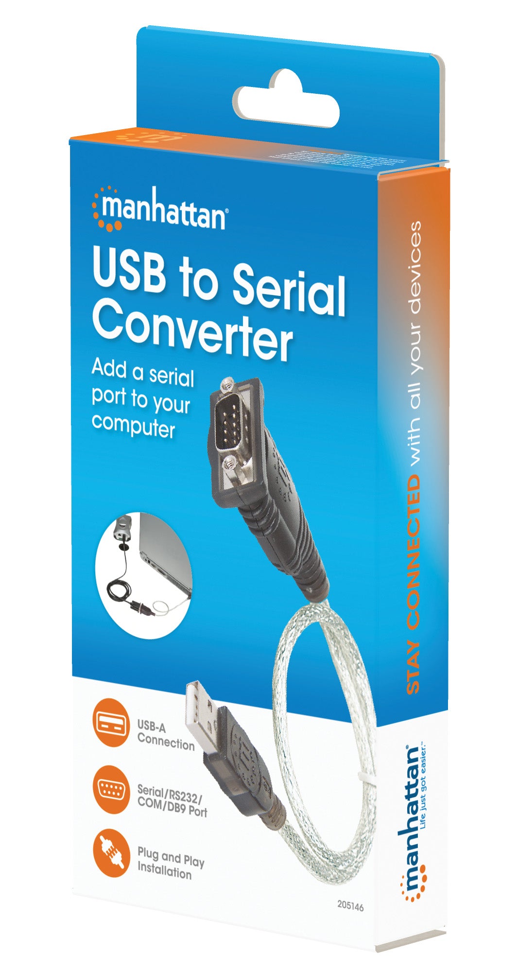 USB-A auf Seriell-Konverter, 45 cm Packaging Image 2