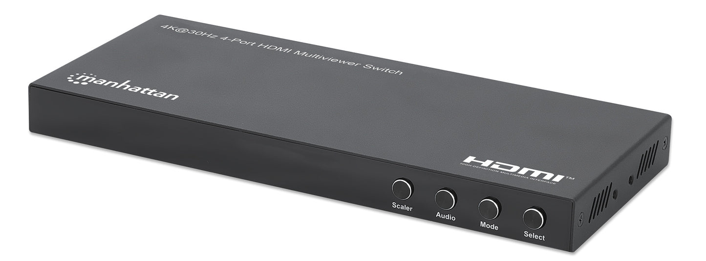 4K@30Hz 4-Port HDMI Multiviewer Switch Image 1