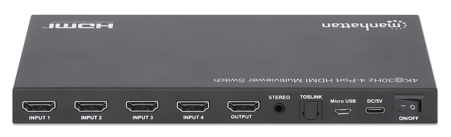 4K@30Hz 4-Port HDMI Multiviewer Switch Image 11