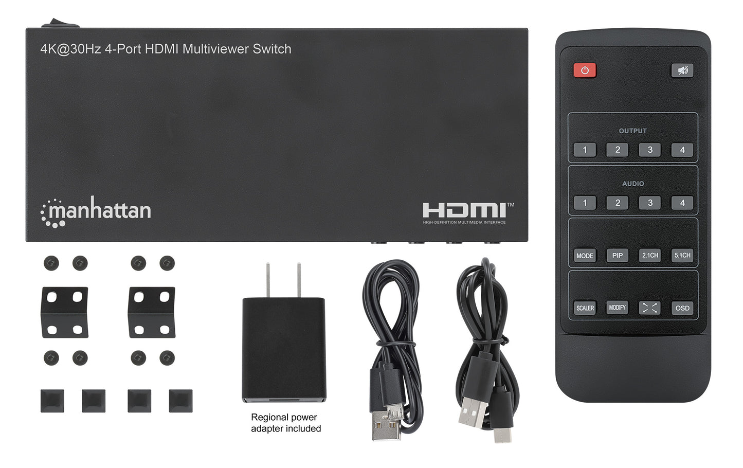 4K@30Hz 4-Port HDMI Multiviewer Switch Image 13