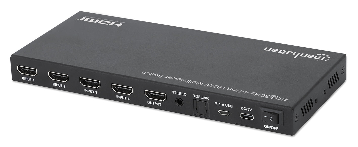 4K@30Hz 4-Port HDMI Multiviewer Switch Image 10