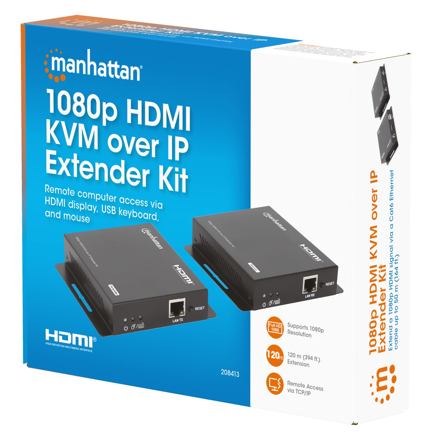 HDMI KVM over IP Extender Set 1080p , 120 m Packaging Image 2