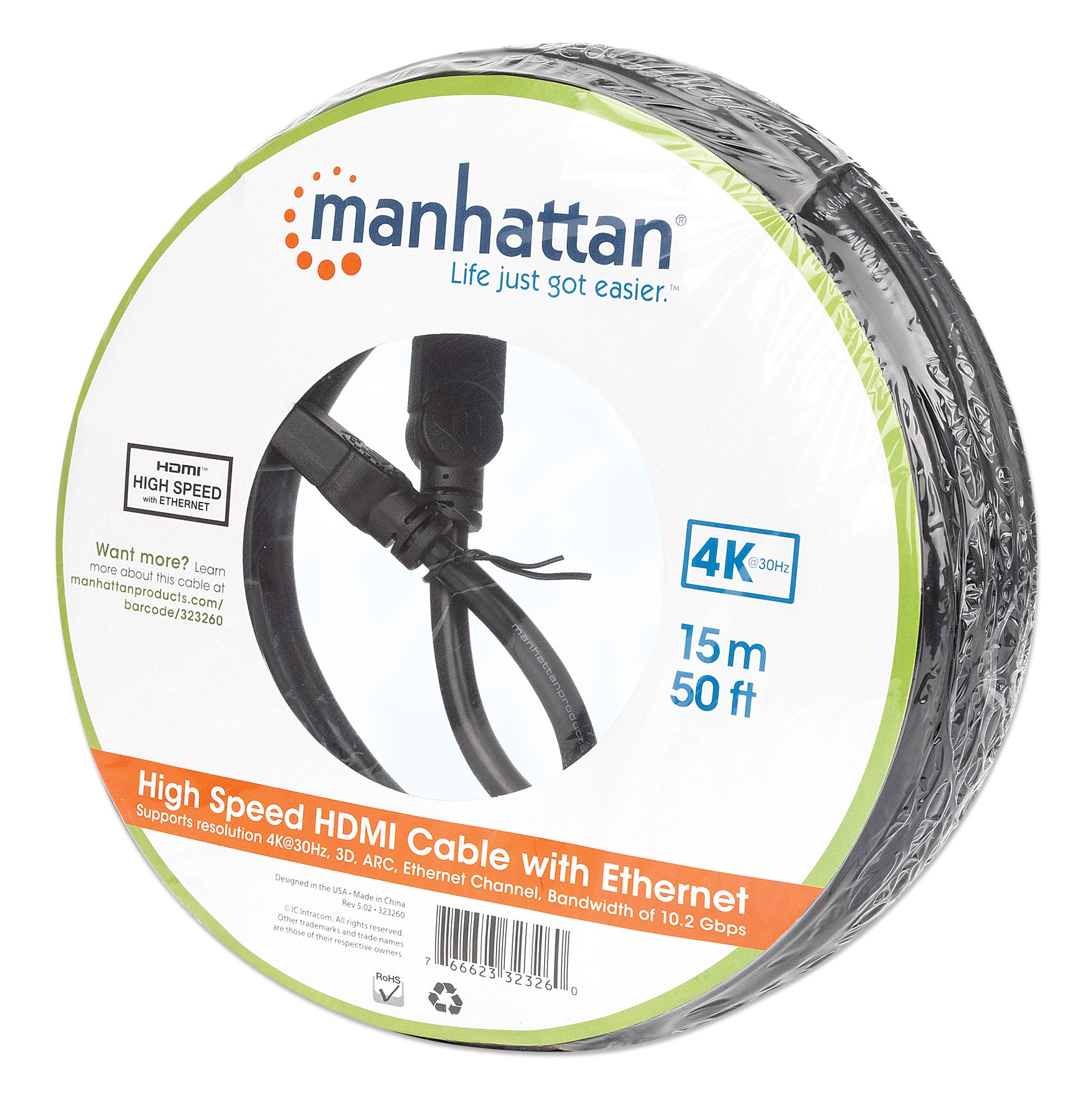 High Speed HDMI-Kabel mit Ethernet-Kanal Packaging Image 2