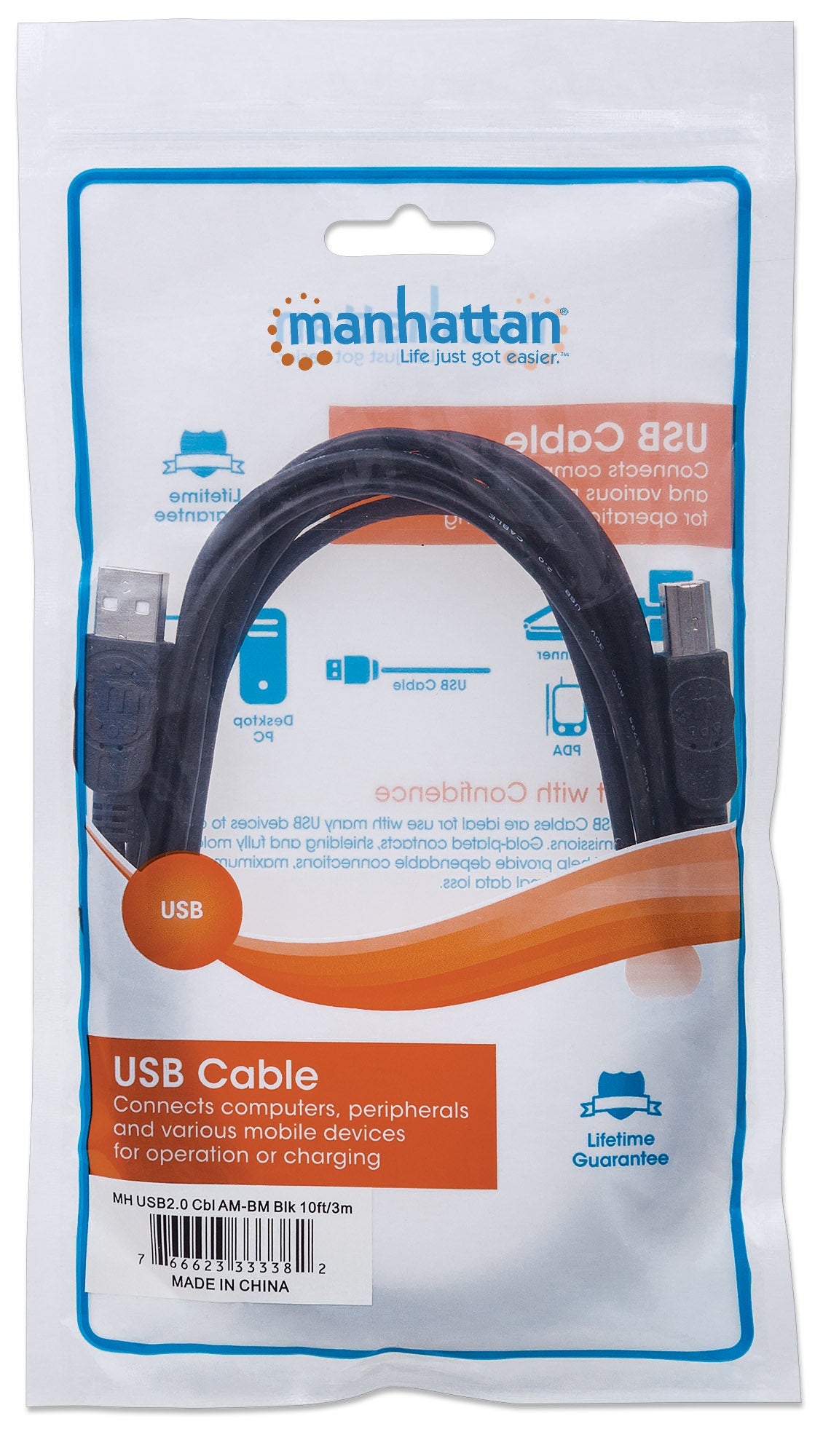Hi-Speed USB B Anschlusskabel Packaging Image 2