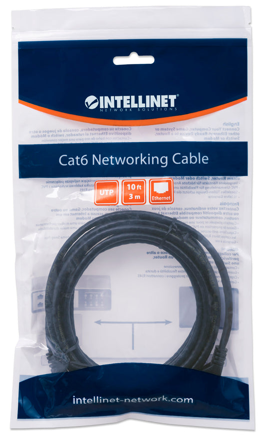 Cat6 U/UTP Netzwerk-Patchkabel, 3 m, schwarz Packaging Image 2