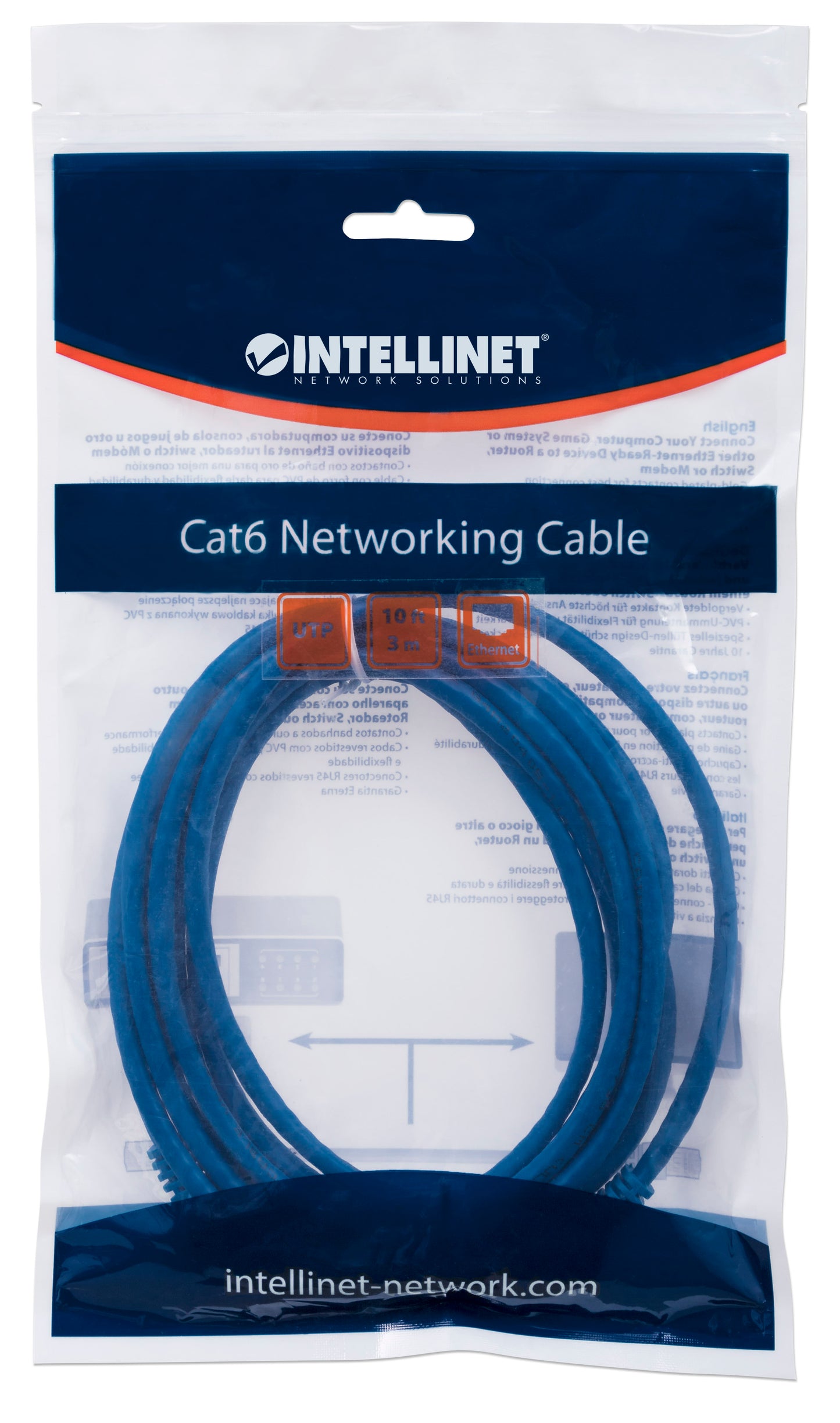 Cat6 U/UTP Netzwerk-Patchkabel, 3 m, grün Packaging Image 2