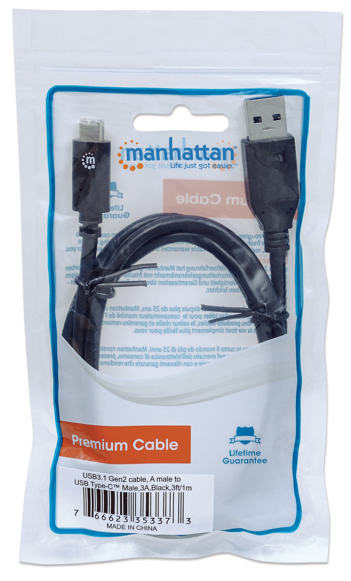 SuperSpeed+ USB-C Anschlusskabel Packaging Image 2