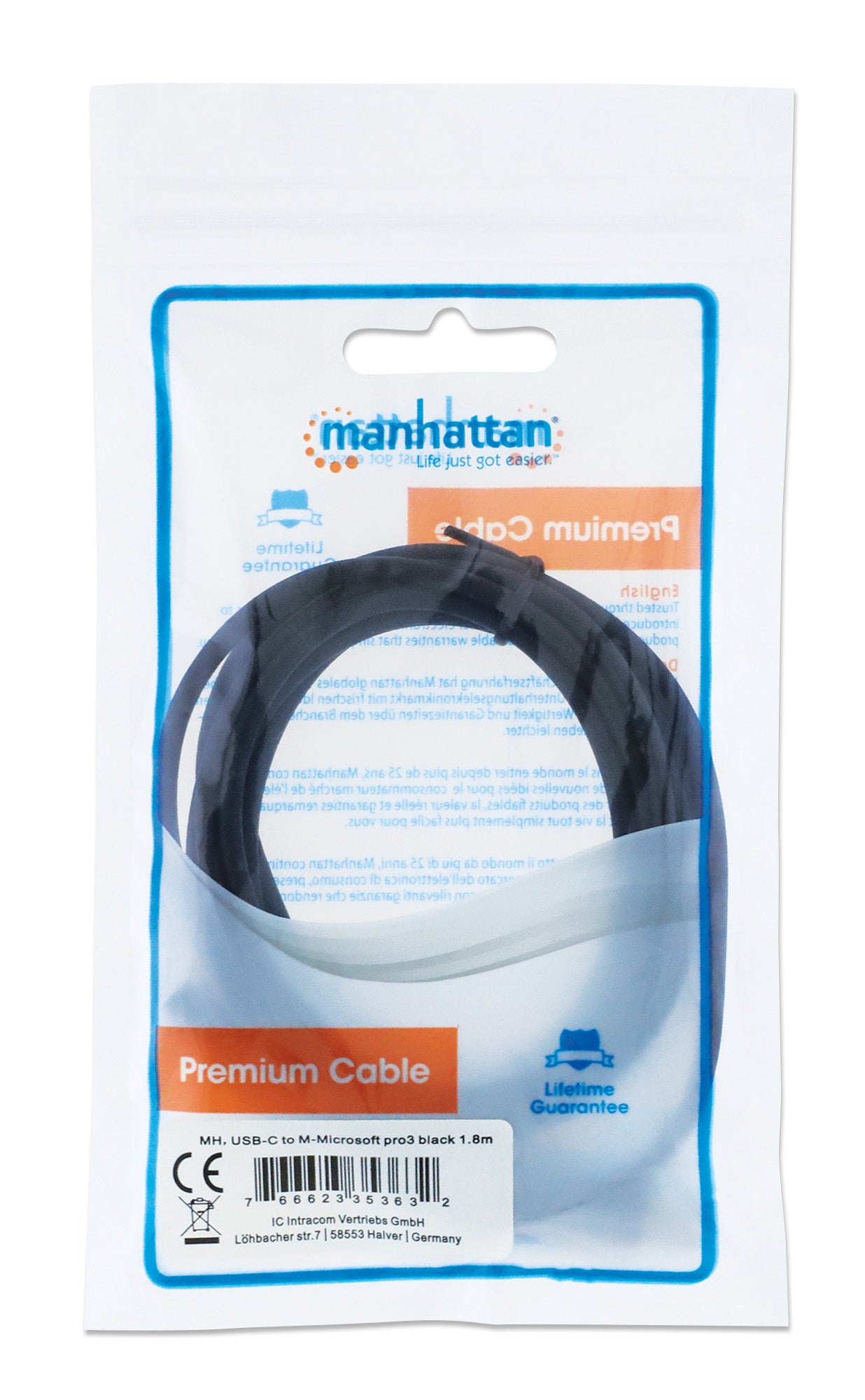 Surface® Connect auf USB-C Ladekabel Packaging Image 2