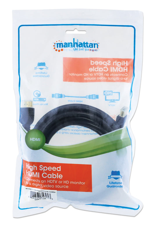 High Speed HDMI-Kabel mit Ethernet-Kanal, CL3-zertifiziert für Wandinstallationen, 5 m Packaging Image 2