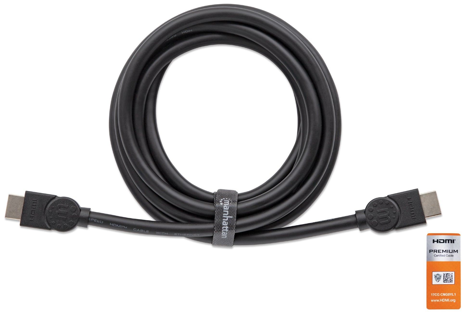Zertifiziertes Premium High Speed HDMI-Kabel mit Ethernet-Kanal, 1 m Image 5