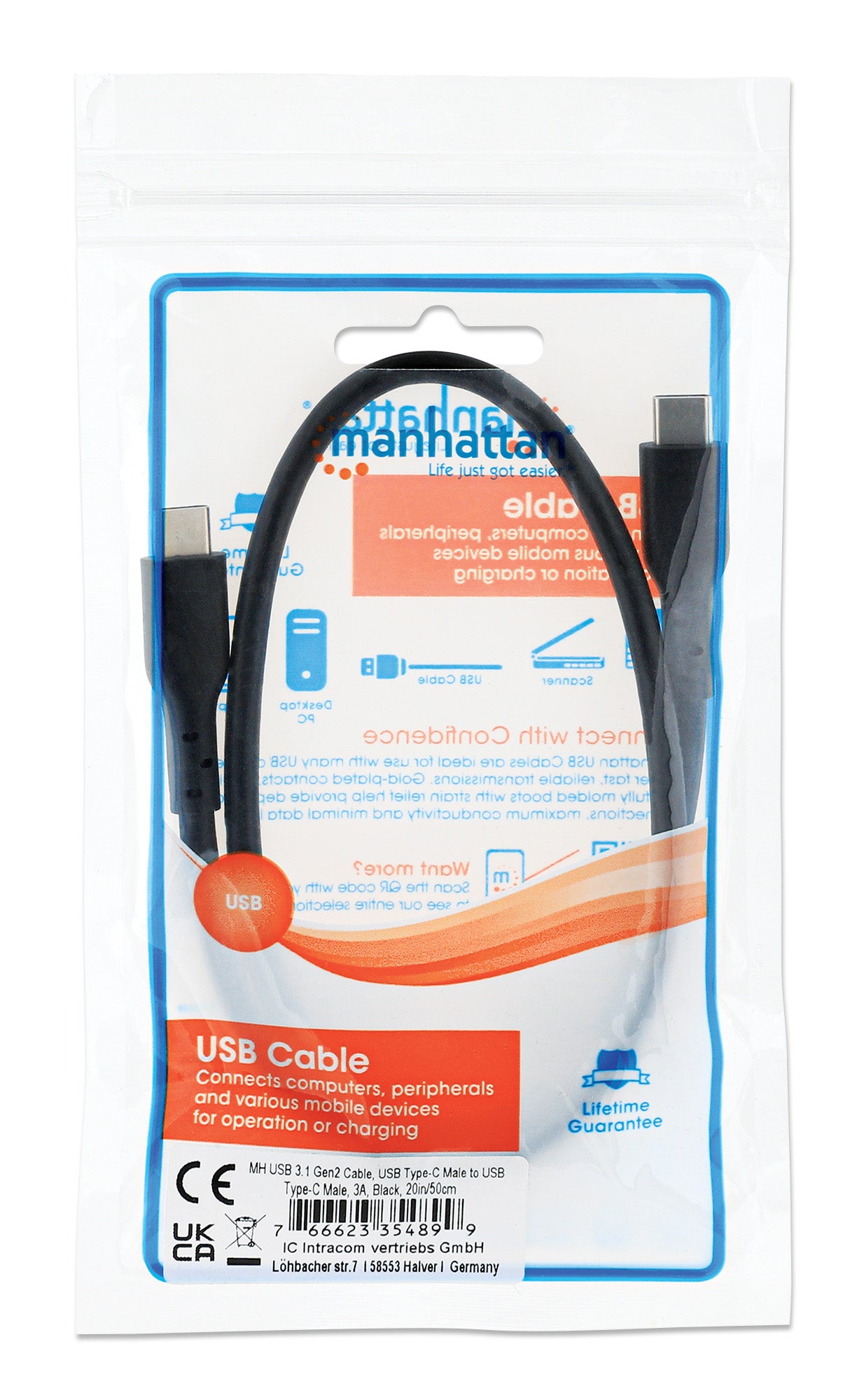 USB 3.2 Gen 2 Typ-C Kabel Packaging Image 2