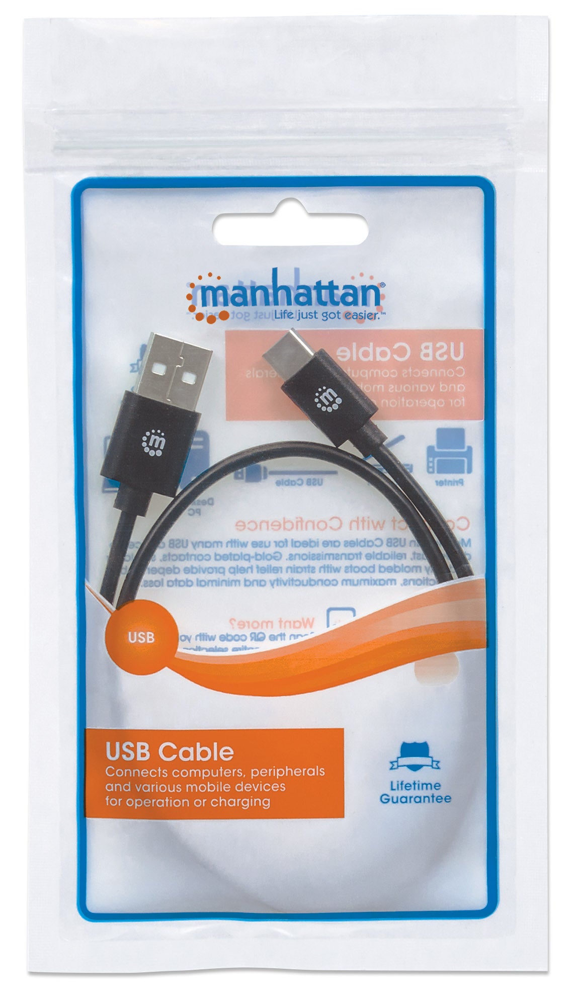 USB 2.0 Typ A auf Typ C-Kabel Packaging Image 2