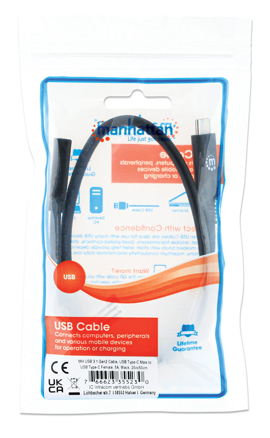 USB 3.2 Gen 2 Typ-C Verlängerungskabel Packaging Image 2