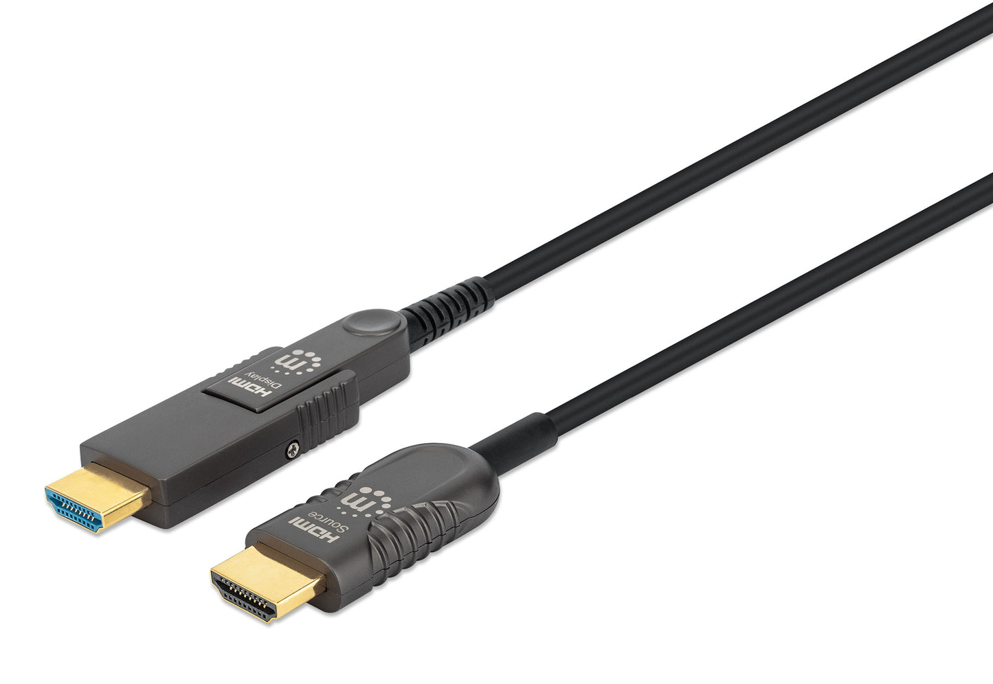 Aktives optisches High Speed HDMI-Glasfaserkabel mit abnehmbarem Stecker, 20 m Image 1
