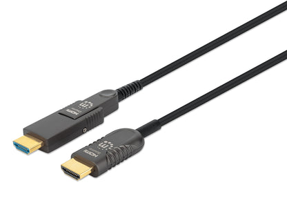 Aktives optisches High Speed HDMI-Glasfaserkabel mit abnehmbarem Stecker, 20 m Image 1