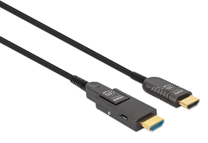 Aktives optisches High Speed HDMI-Glasfaserkabel mit abnehmbarem Stecker, 50 m Image 3