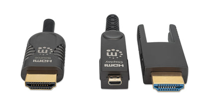 Aktives optisches High Speed HDMI-Glasfaserkabel mit abnehmbarem Stecker, 50 m Image 4