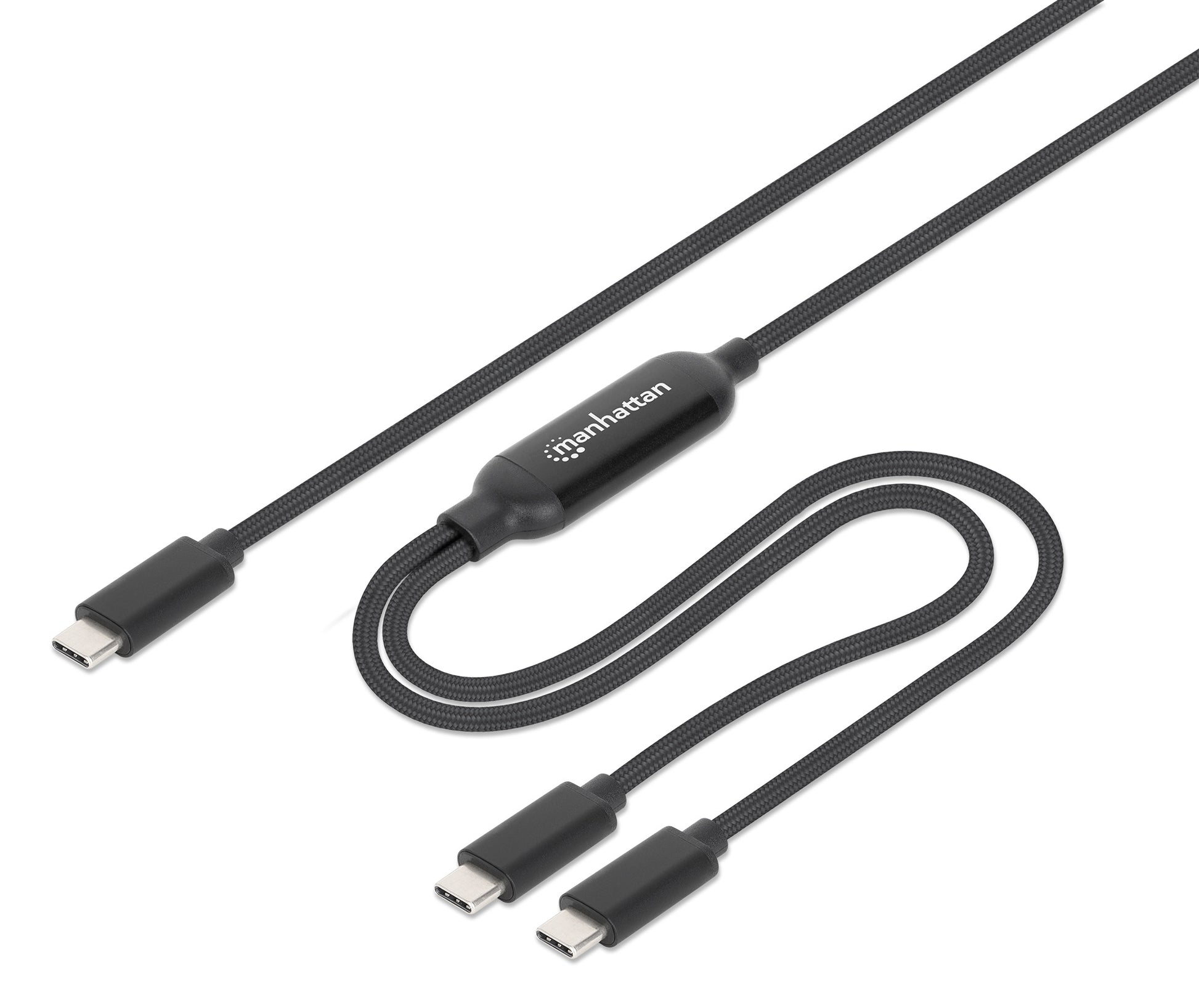 Dual USB-C Ladekabel 100 W, 2 m Image 1
