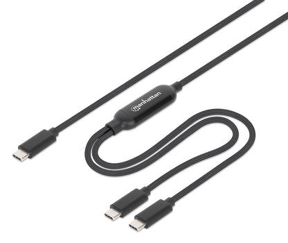 Dual USB-C Ladekabel 100 W, 2 m Image 1