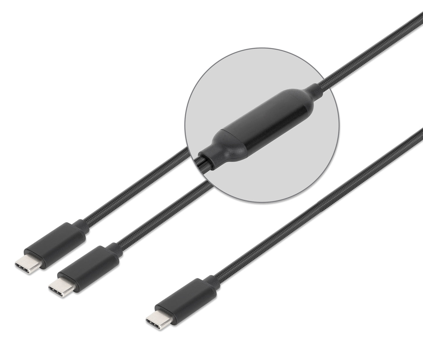 Dual USB-C Ladekabel 100 W, 2 m Image 11