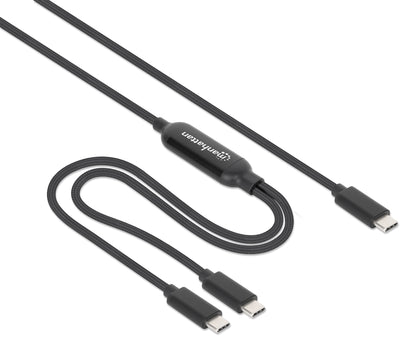 Dual USB-C Ladekabel 100 W, 2 m Image 4