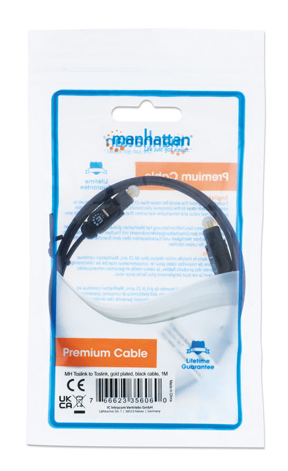 Toslink Digitales Optisches Audiokabel Packaging Image 2