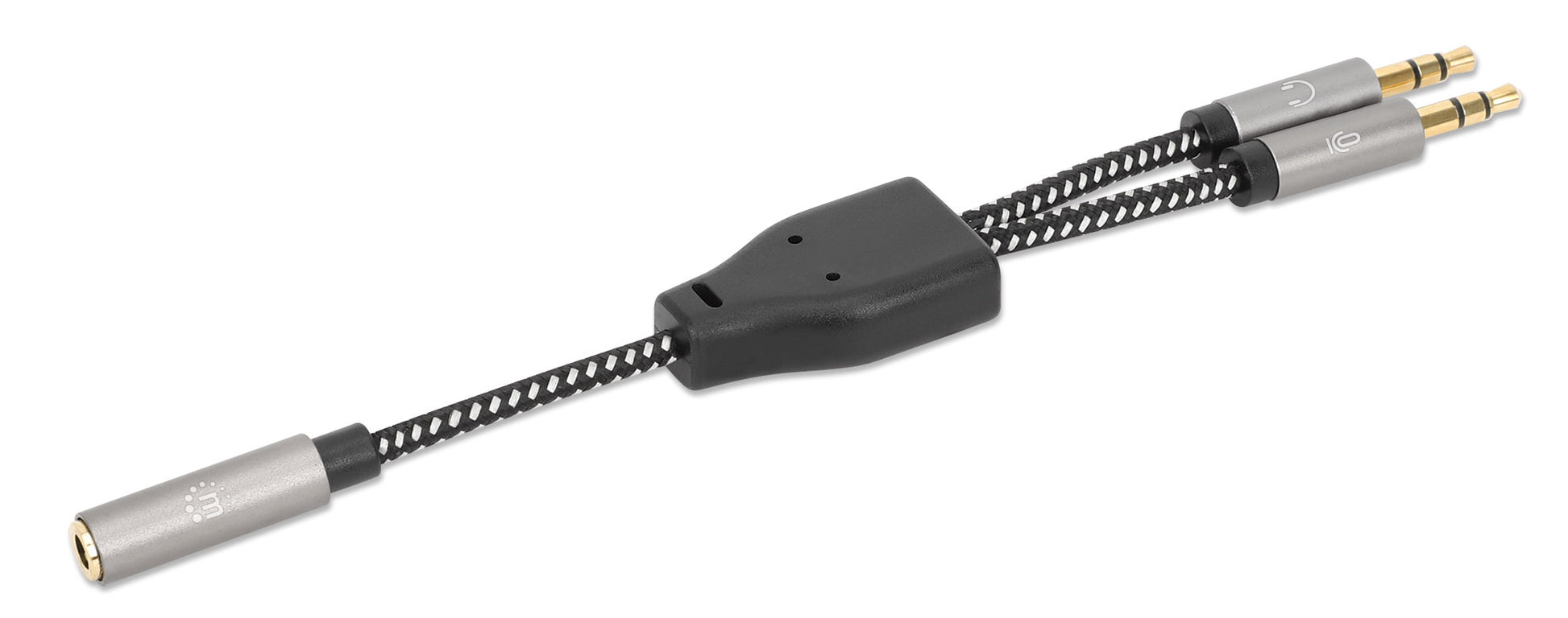 Headset-Adapterkabel mit Aux Y-Audiosplitter Image 1