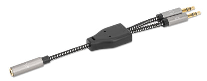 Headset-Adapterkabel mit Aux Y-Audiosplitter Image 1