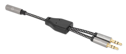 Headset-Adapterkabel mit Aux Y-Audiosplitter Image 3
