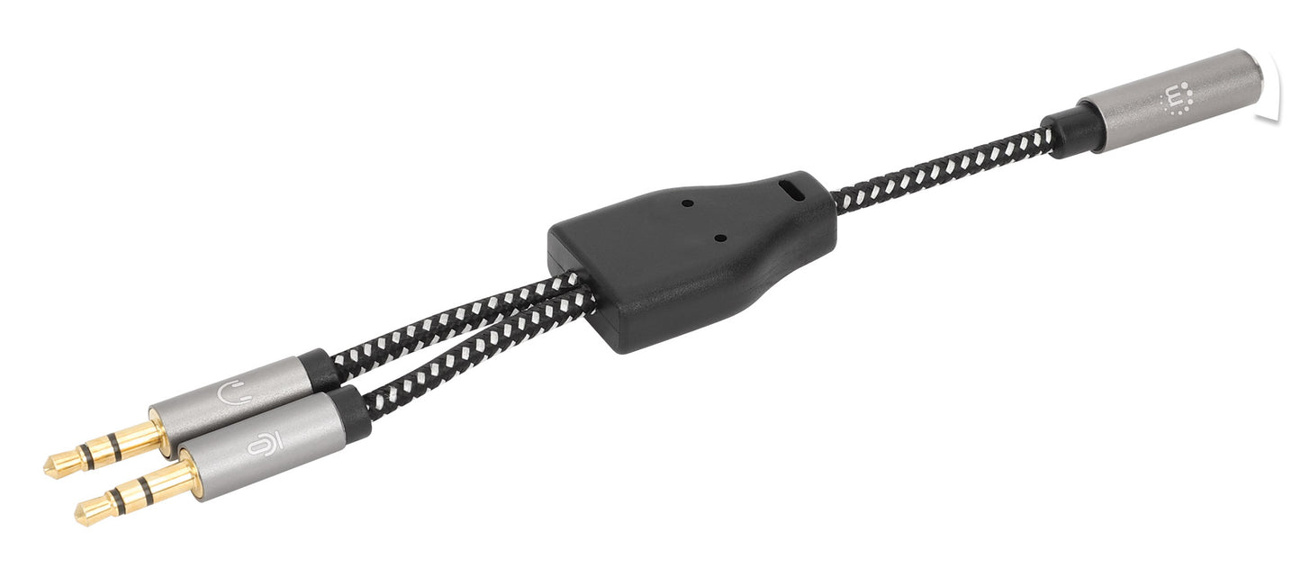 Headset-Adapterkabel mit Aux Y-Audiosplitter Image 5