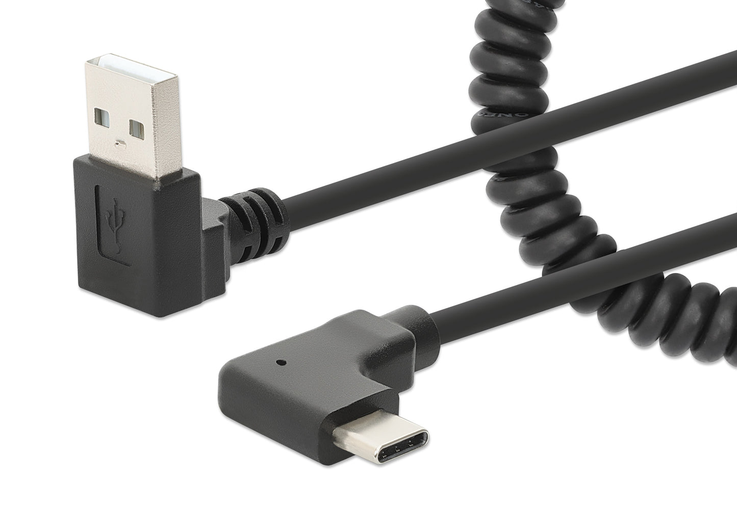 Spiralkabel USB-A auf USB-C Ladekabel Image 1