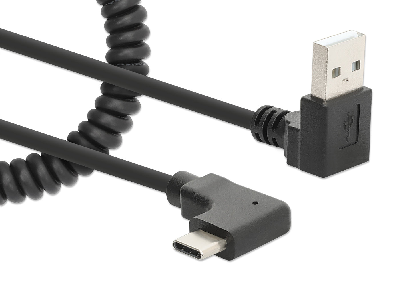 Spiralkabel USB-A auf USB-C Ladekabel Image 3