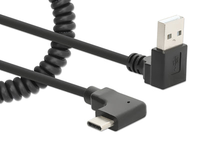 Spiralkabel USB-A auf USB-C Ladekabel Image 3