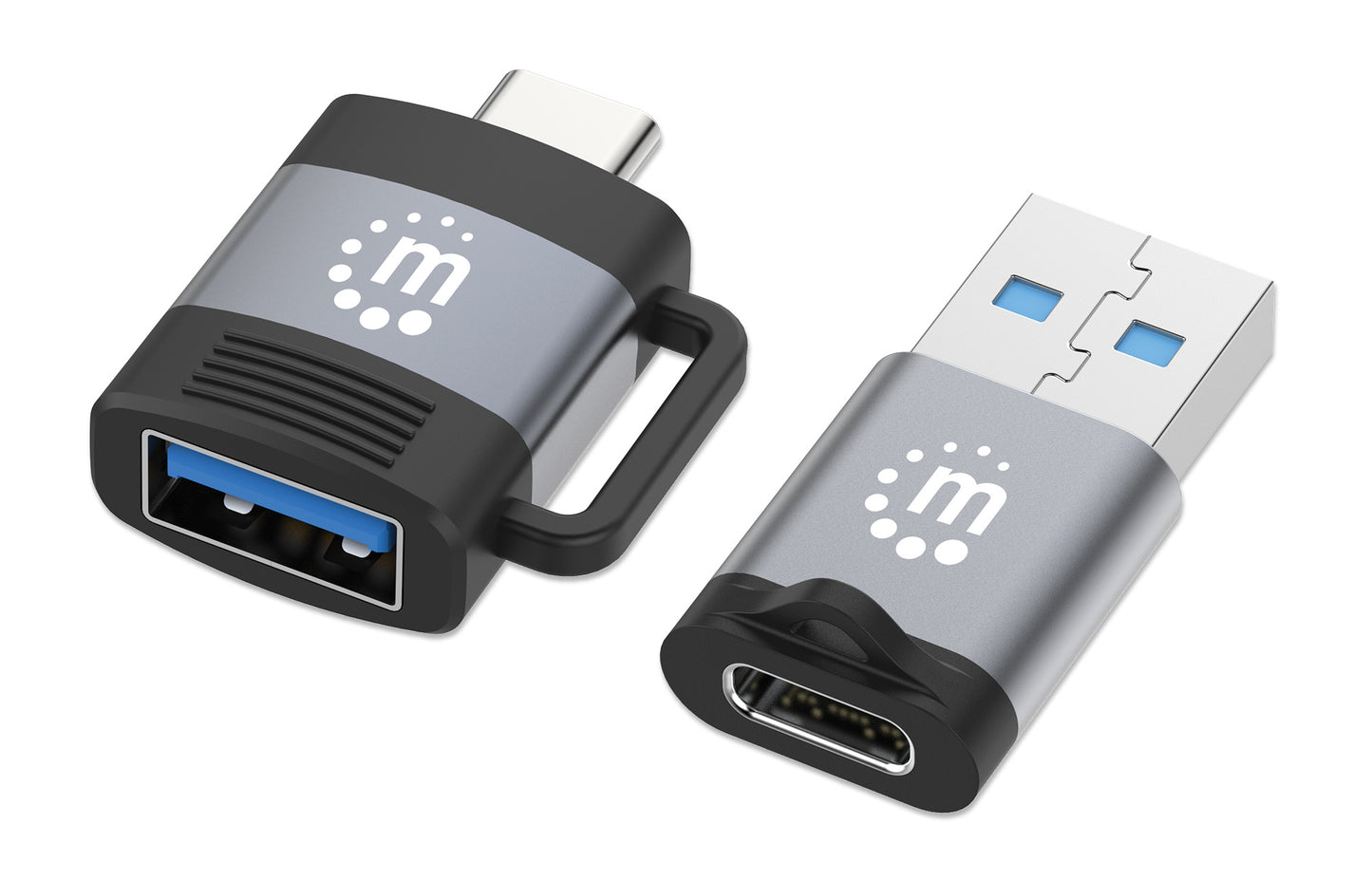 2-teiliges Set: USB-C auf USB-A-Adapter & USB-A auf USB-C-Adapter Image 1