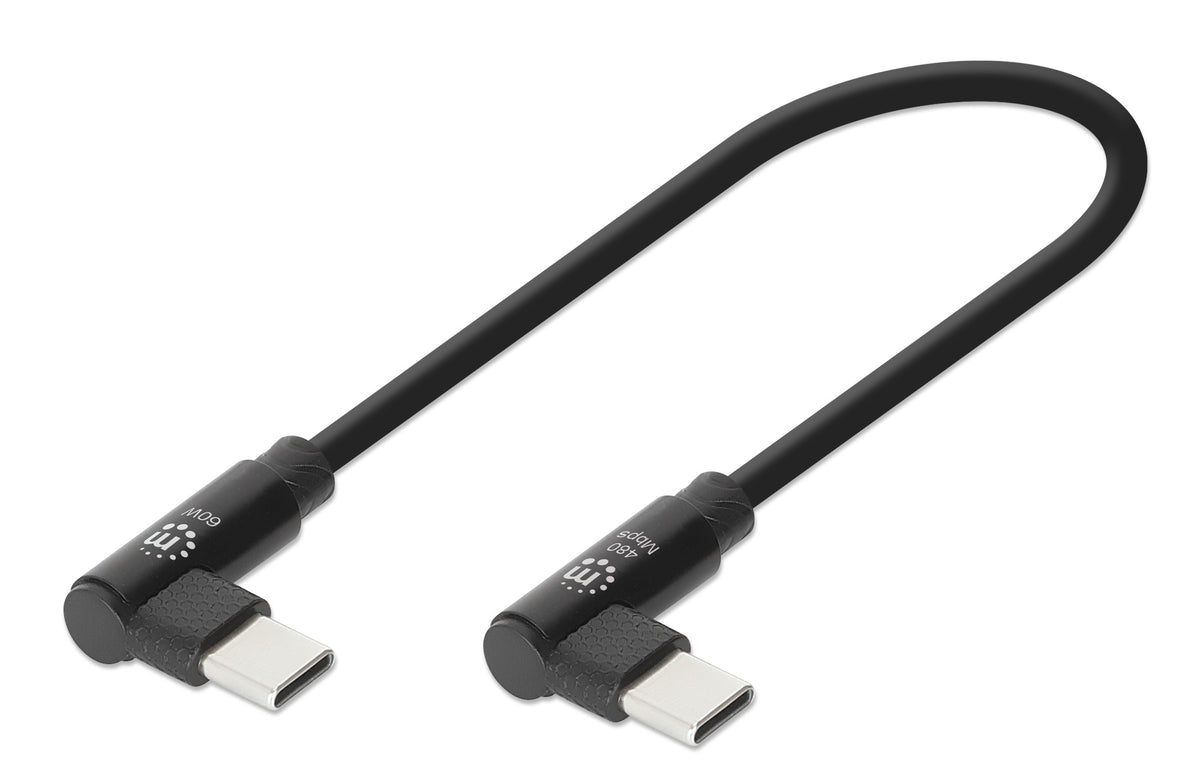 Kurzes USB-C-Ladekabel 60 W, 20 cm, 5er-Pack Image 3
