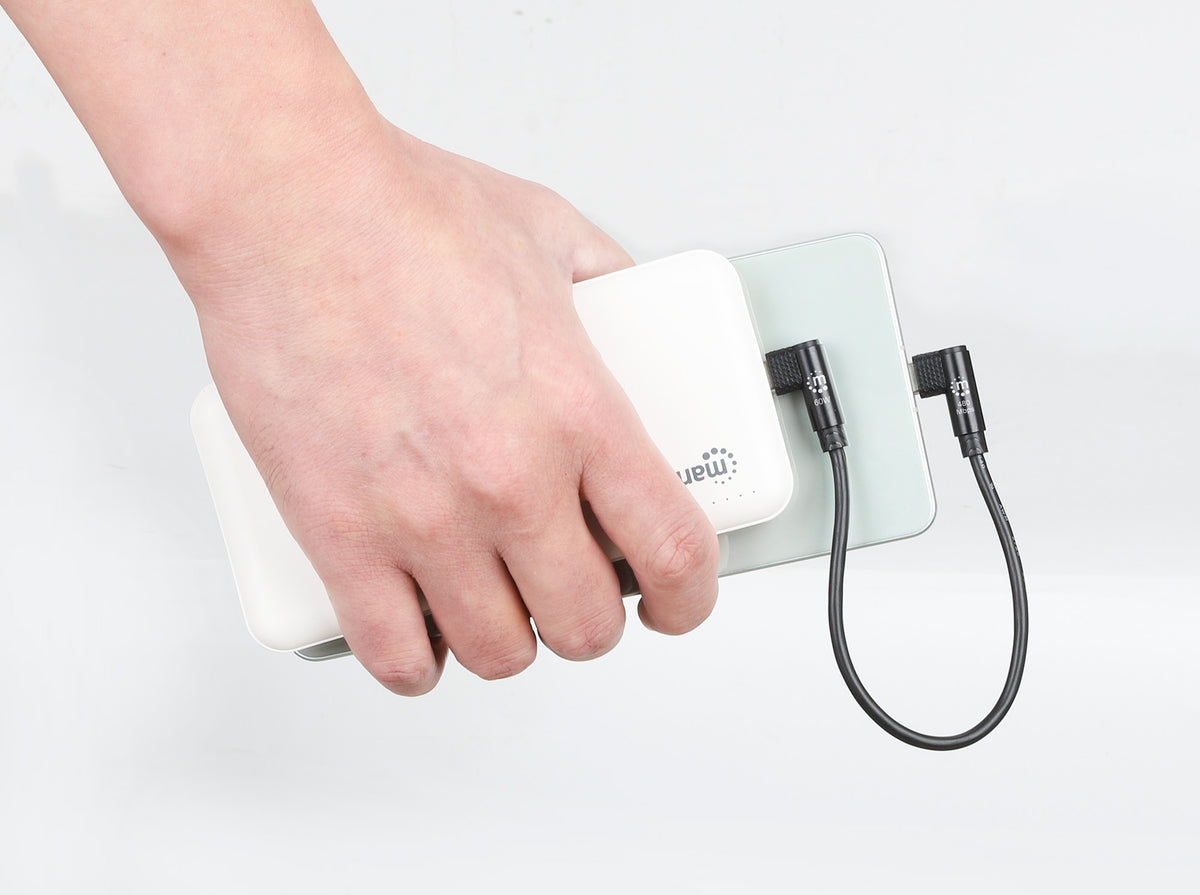 Kurzes USB-C-Ladekabel 60 W, 20 cm, 5er-Pack Image 4