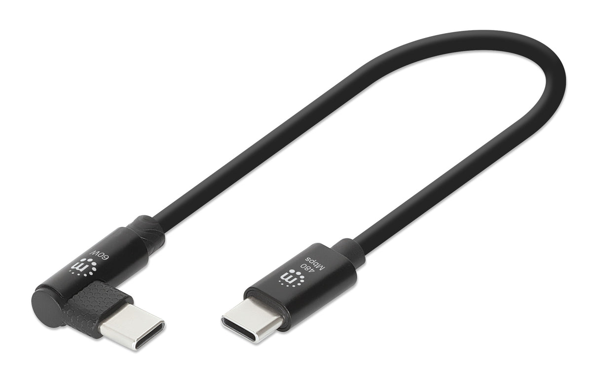 Kurzes USB-C-Ladekabel 60 W, 20 cm, 5er-Pack Image 3