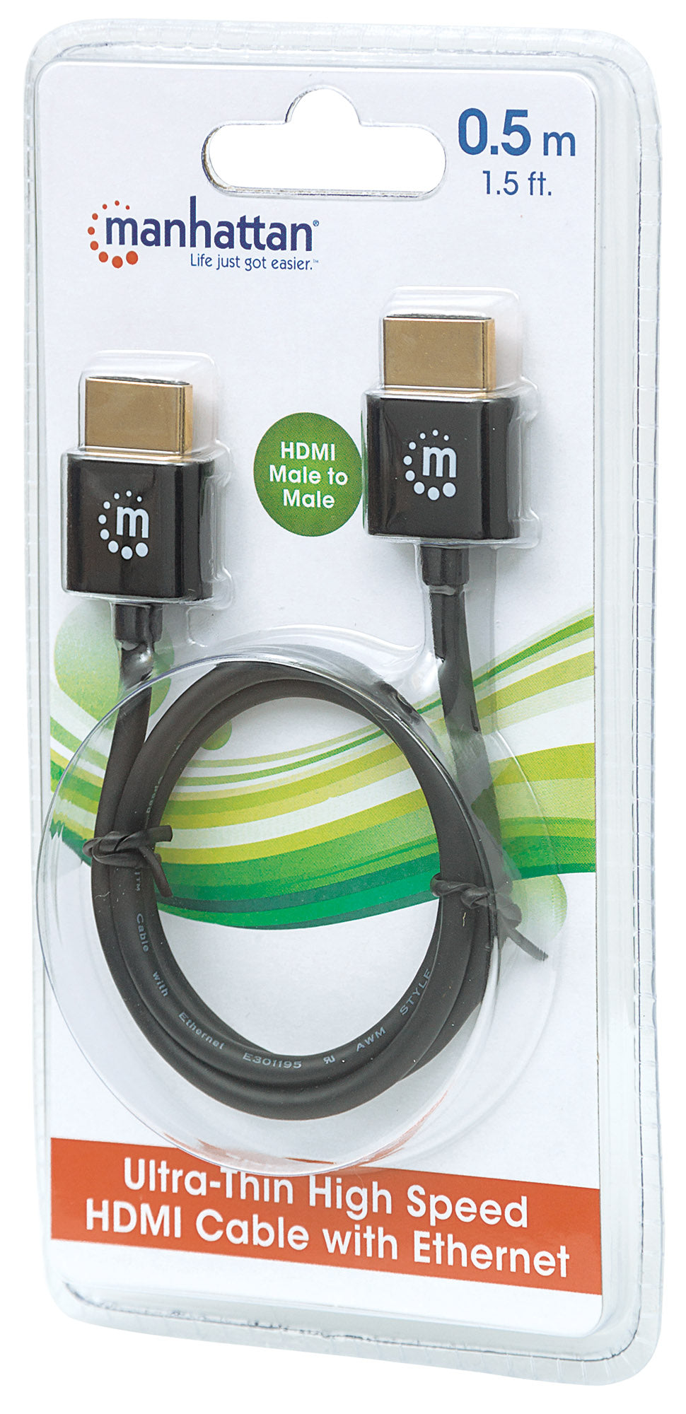 Superdünnes High Speed HDMI-Kabel mit Ethernet-Kanal Packaging Image 2