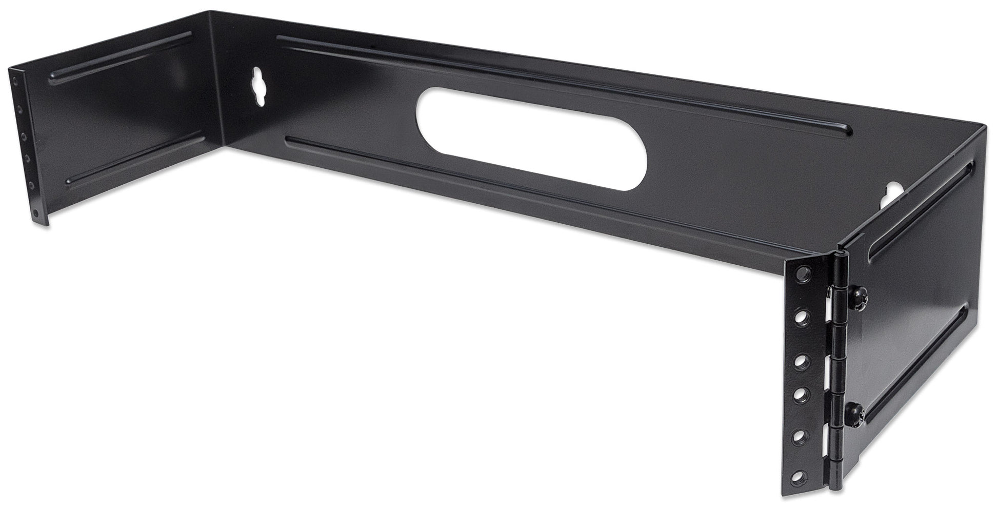Aufklappbare 19" Wandbefestigung, 2 HE Image 1