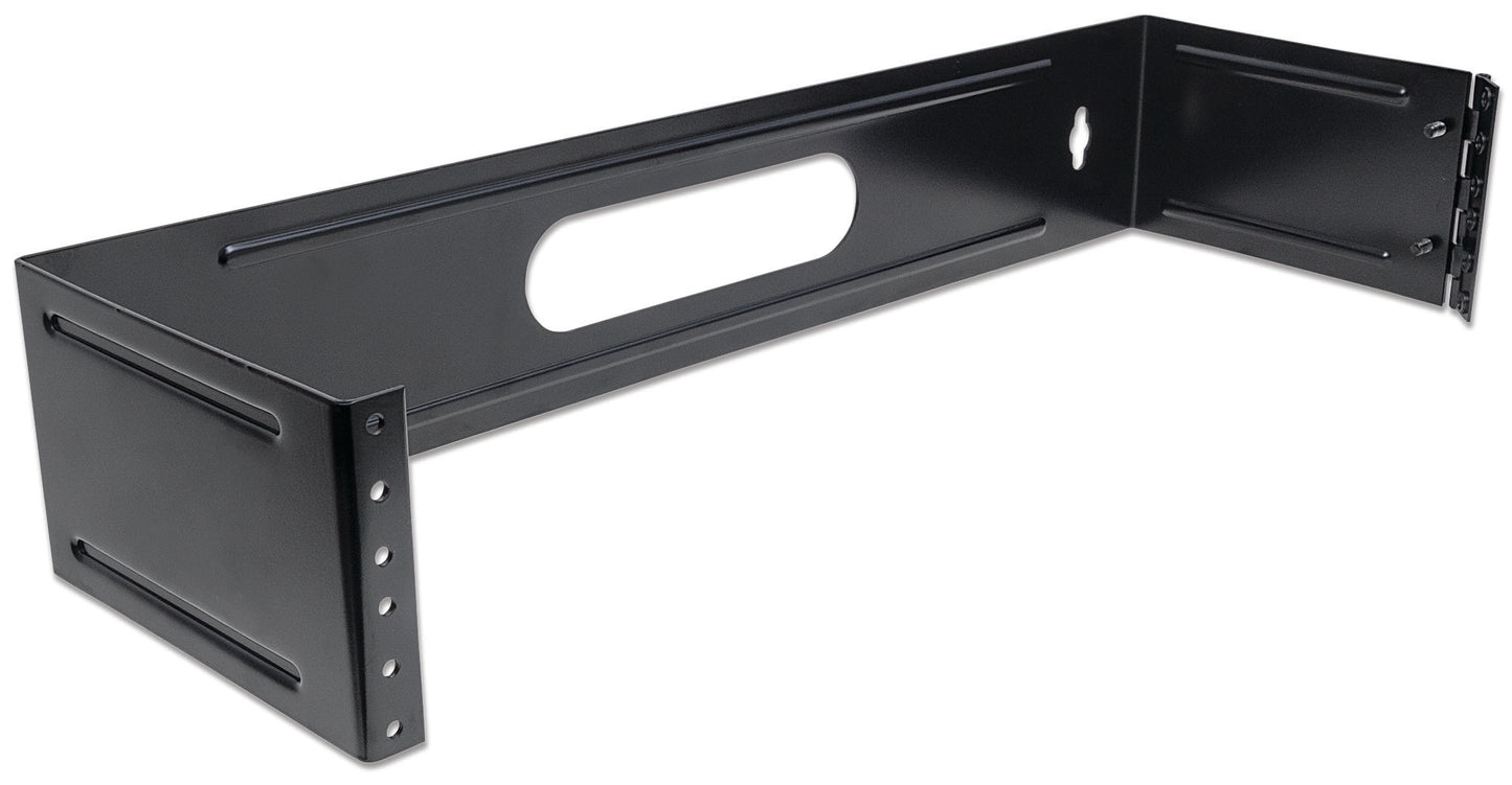 Aufklappbare 19" Wandbefestigung, 2 HE Image 2