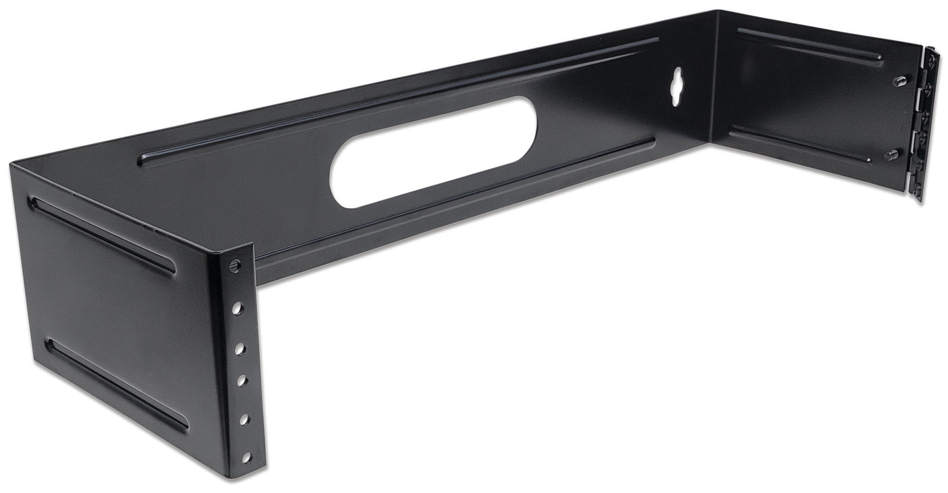 Aufklappbare 19" Wandbefestigung, 2 HE Image 2