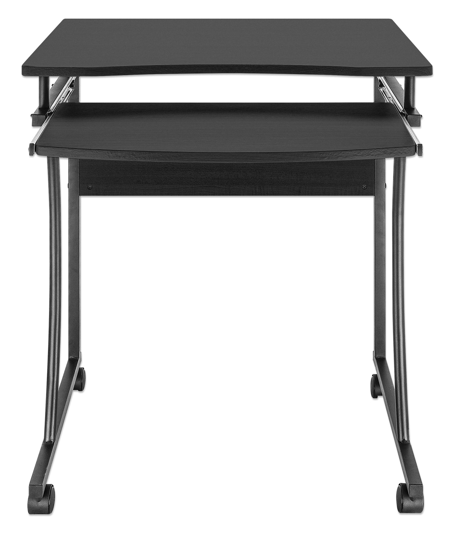 Kompakter Schreibtisch mit ausziehbarer Tastaturablage Image 4