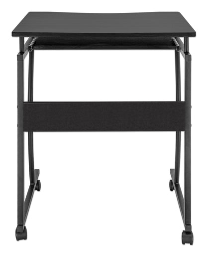 Kompakter Schreibtisch mit ausziehbarer Tastaturablage Image 6