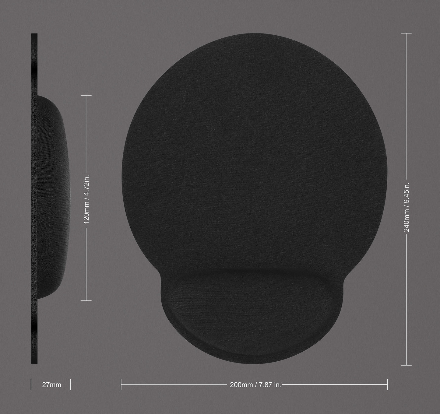 Ergonomisches Mauspad mit Handgelenkauflage Image 4