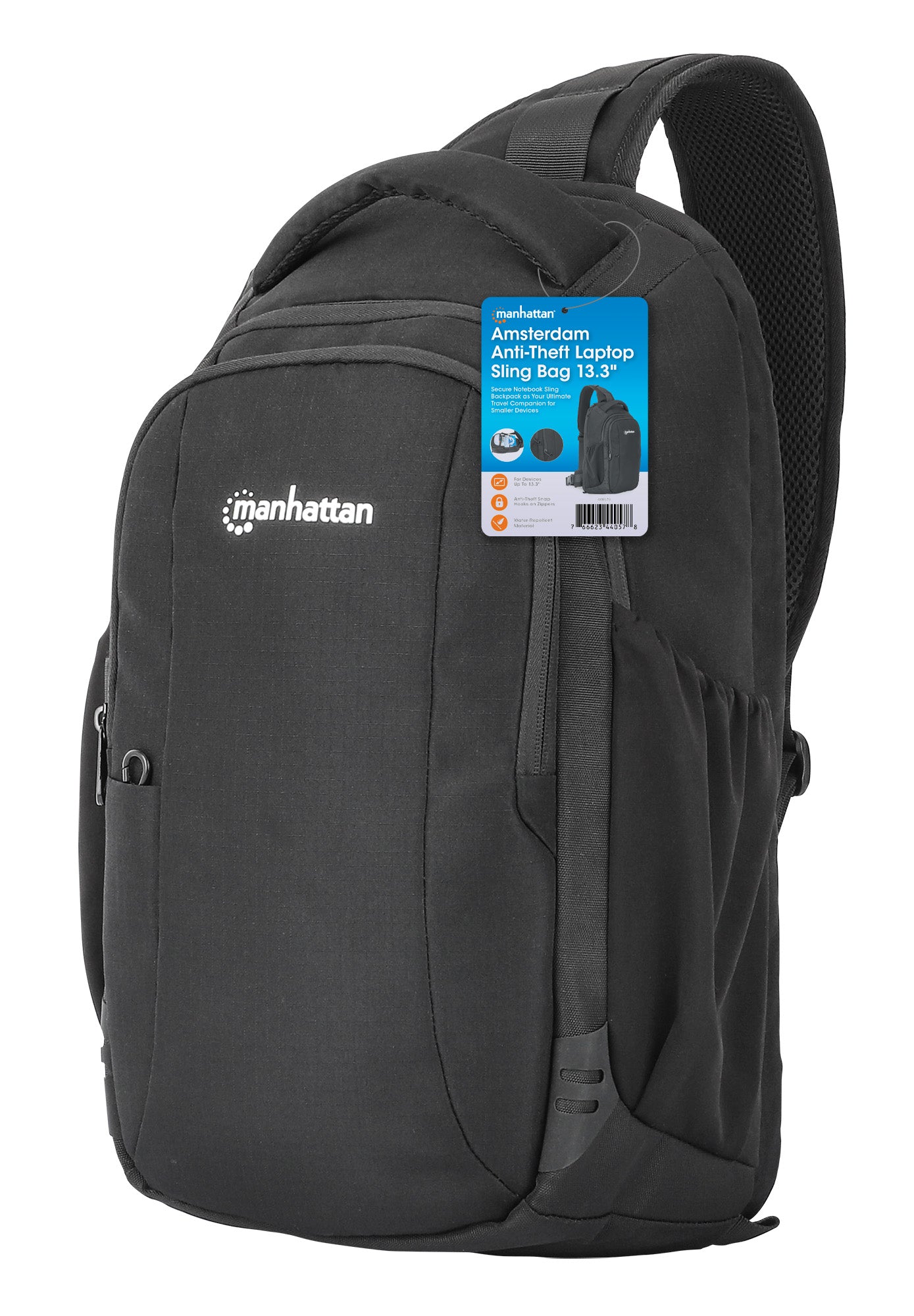 Amsterdam Anti-Diebstahl Laptop-Umhängetasche 13,3" Packaging Image 2