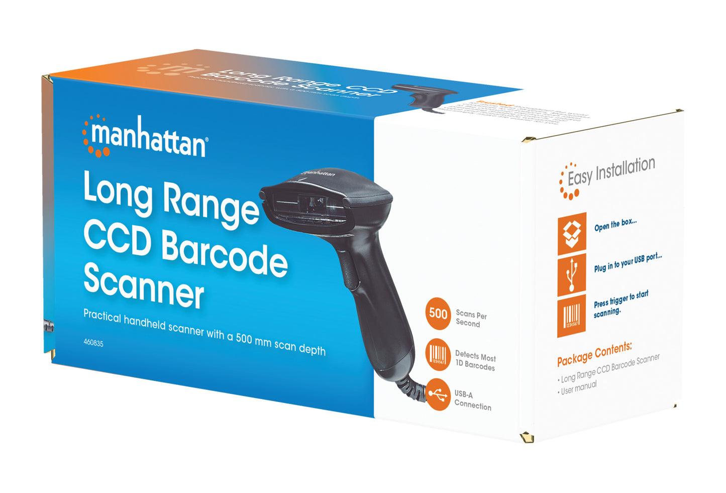CCD Long Range Barcodescanner Packaging Image 2