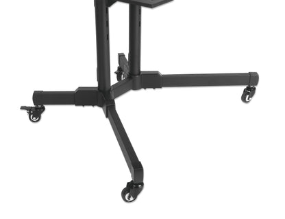 Multimedia TV-Ständer auf Rollen für 37 bis 70 Zoll, neigbar und höhenverstellbar Image 6
